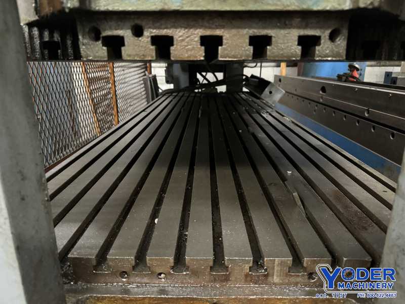 100 Ton, Rousselle #SS30-10, straight side double crank press, 3-1/2" stroke, 17-1/4" Shut Height, air clutch - Image 5