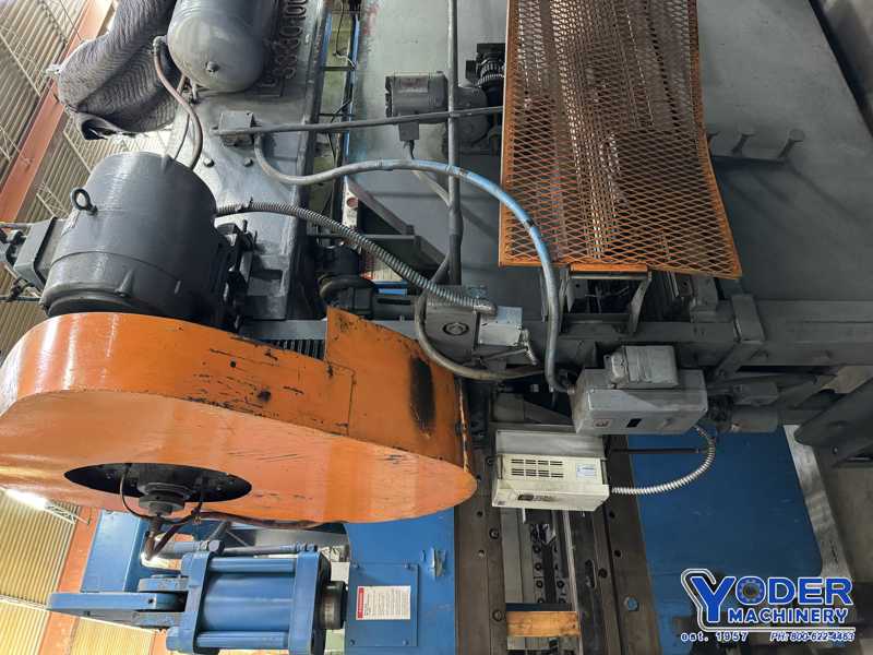 100 Ton, Rousselle #SS30-10, straight side double crank press, 3-1/2" stroke, 17-1/4" Shut Height, air clutch - Image 7