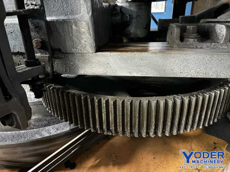 100 Ton, Rousselle #SS30-10, straight side double crank press, 3-1/2" stroke, 17-1/4" Shut Height, air clutch - Image 10