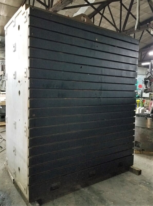 84" x 98" H x 55" D Heavy box style angle plates, pair - Image 1