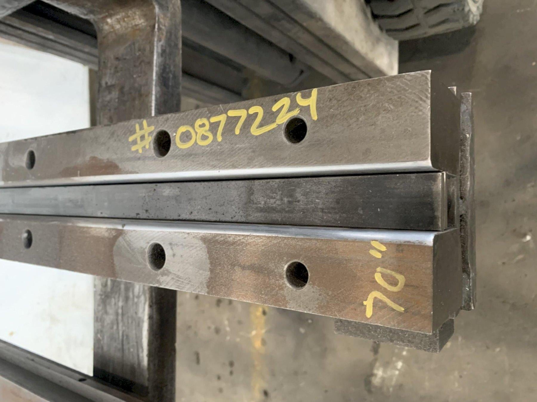 70" L, Press Brake Spring Loaded Hemming Die, 5.25" width, 3" height, 1.25" x3" opening - Image 4