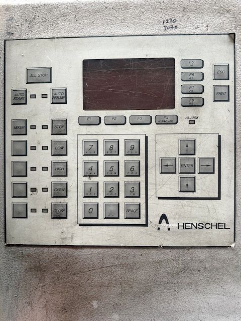 10 liter Henschel #FM10, high intensity mixer, pneumatic actuated discharge valve, 3-tier blades - Image 7