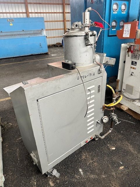 10 liter Henschel #FM10, high intensity mixer, pneumatic actuated discharge valve, 3-tier blades - Image 9
