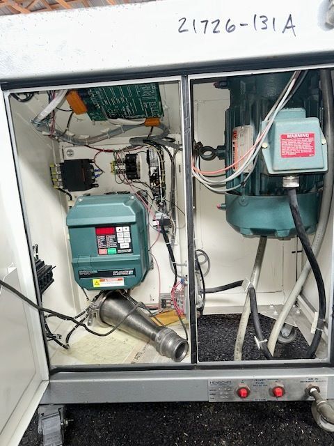 10 liter Henschel #FM10, high intensity mixer, pneumatic actuated discharge valve, 3-tier blades - Image 10