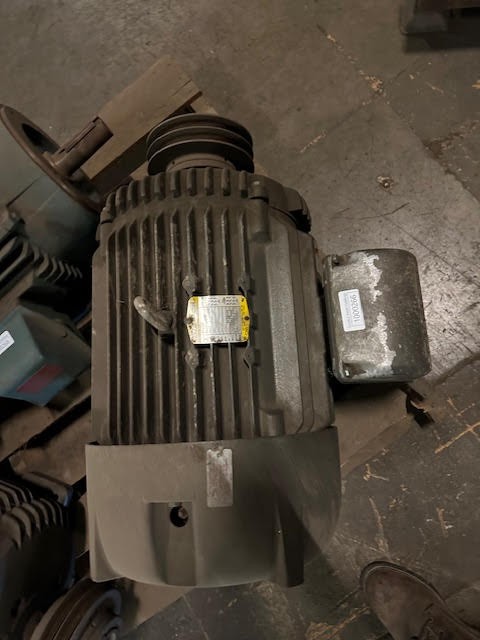 25 HP 1100 RPM Baldor, Fr. 284T, 230/460 Volts, Squirrel Cage, EOK - Image 2