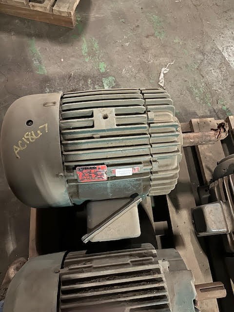 25 HP 1180 RPM Delco, Fr. 364U, 230/460 Volts, Squirrel Cage, Refurb - Image 2