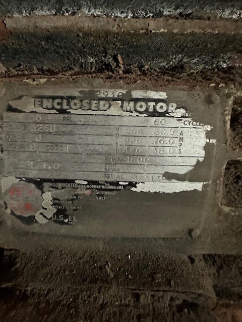 30 HP 1800 RPM US Electric, Fr. 326U, 208/220/440 Volts, Squirrel Cage, EOK - Image 1