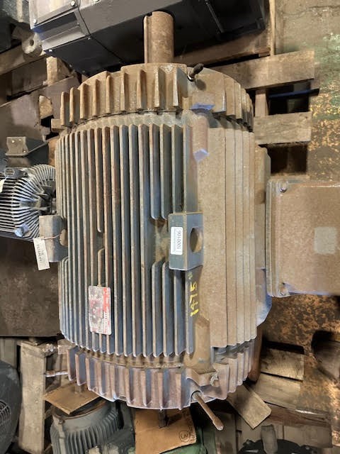 100 HP 1775 RPM GE, Fr. 445US, 220/440 Volts, Squirrel Cage, EOK - Image 2