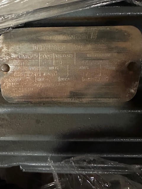 150 HP 1730 RPM Reliance, Fr. 445TS , 460 Volts, Squirrel Cage, Refurb - Image 1
