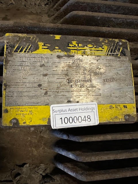 250 HP 1785 RPM Baldor, Fr. 447TS, 460 Volts, Squirrel Cage, EOK - Image 1