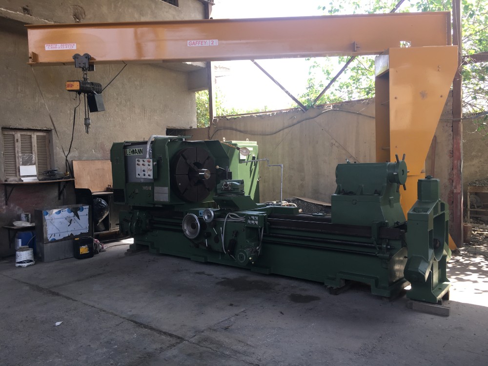 16-1/8" x 112" Lehmann #5035, hollow spindle Oil country manual lathe, rebuilt in 2024 - Image 2