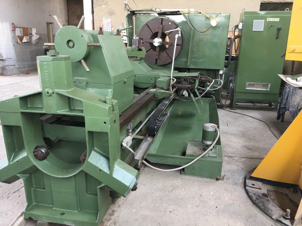 16-1/8" x 112" Lehmann #5035, hollow spindle Oil country manual lathe, rebuilt in 2024 - Image 7