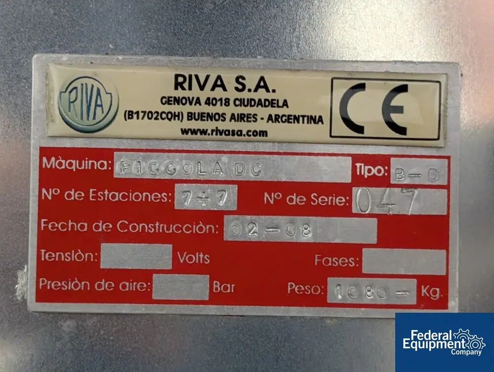 Piccolo #B & D Bilayer, Tablet Press, SN 2030 - Image 2