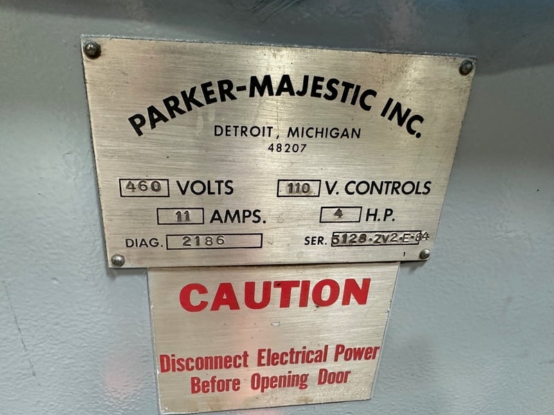 6" x 18" Parker Majestic #2Z, surface grinder, 1.5 HP variable speed spindle, power elevation, reconditioned - Image 7