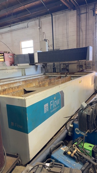 Flow #Mach-200-4020-Pivot, CNC waterjet, 30 HP, 60000 psi, 6' x 13.4'table, hopper, 2020 - Image 3