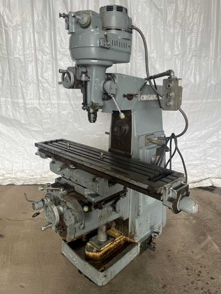 Cincinnati Cintiversal, vertical mill, 12" x51" table, 2 HP - Image 1