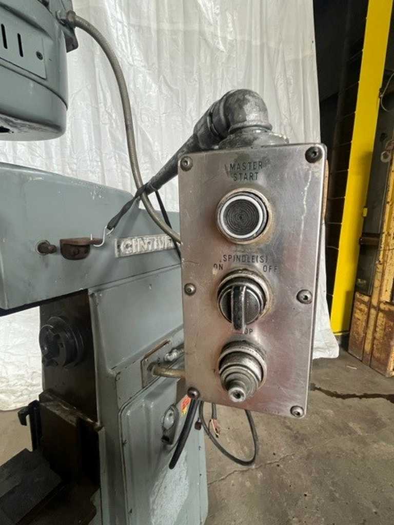 Cincinnati Cintiversal, vertical mill, 12" x51" table, 2 HP - Image 4