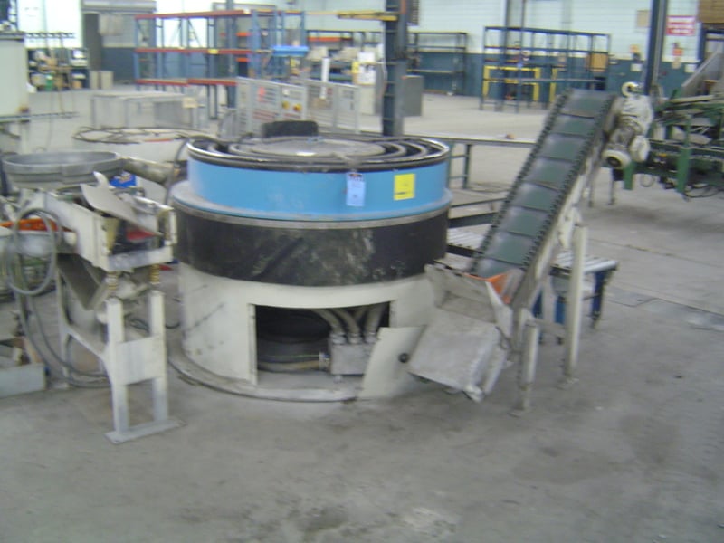 Walther Trowal finisher & washing system w/(2) vibratory bowls, 1996 - Image 3