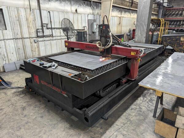 Koike Aronson #SG-7812 Super Graft CNC plasma cutting machine, 6