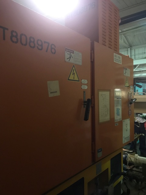 Toyo #T-465, 5-Axis Fanuc 160M CNC Control, power stock, 400mm honing wheel, coolant system, 2001 - Image 6