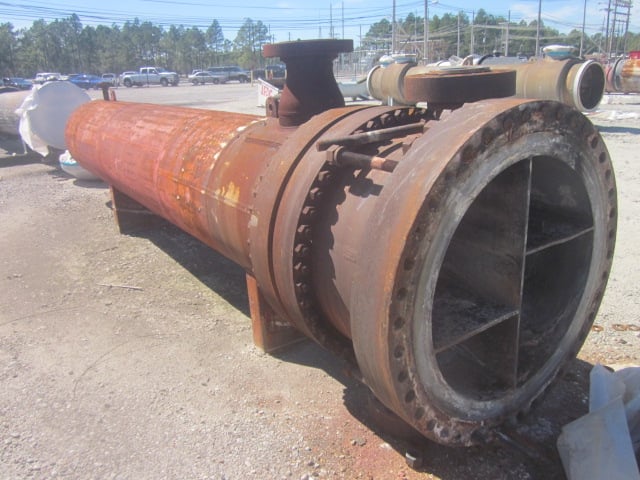 2018 sq.ft., 650 psi shell, J. Oats & Sons, heat exchanger, 1180 psi tube, 550°F shell, 567°F tube, 1988 - Image 4