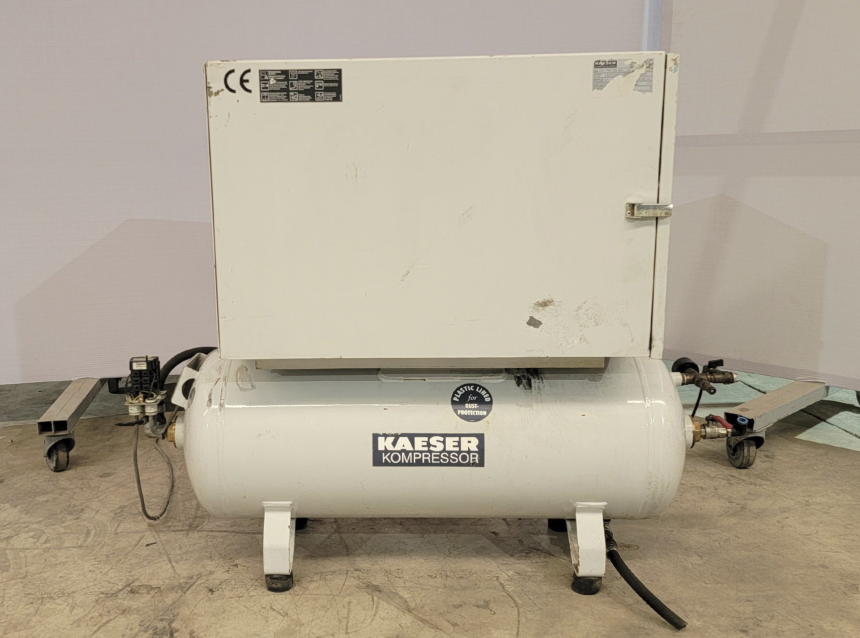 160 psi, Kaeser #S/M 160, piston compressor, 2001 - Image 1