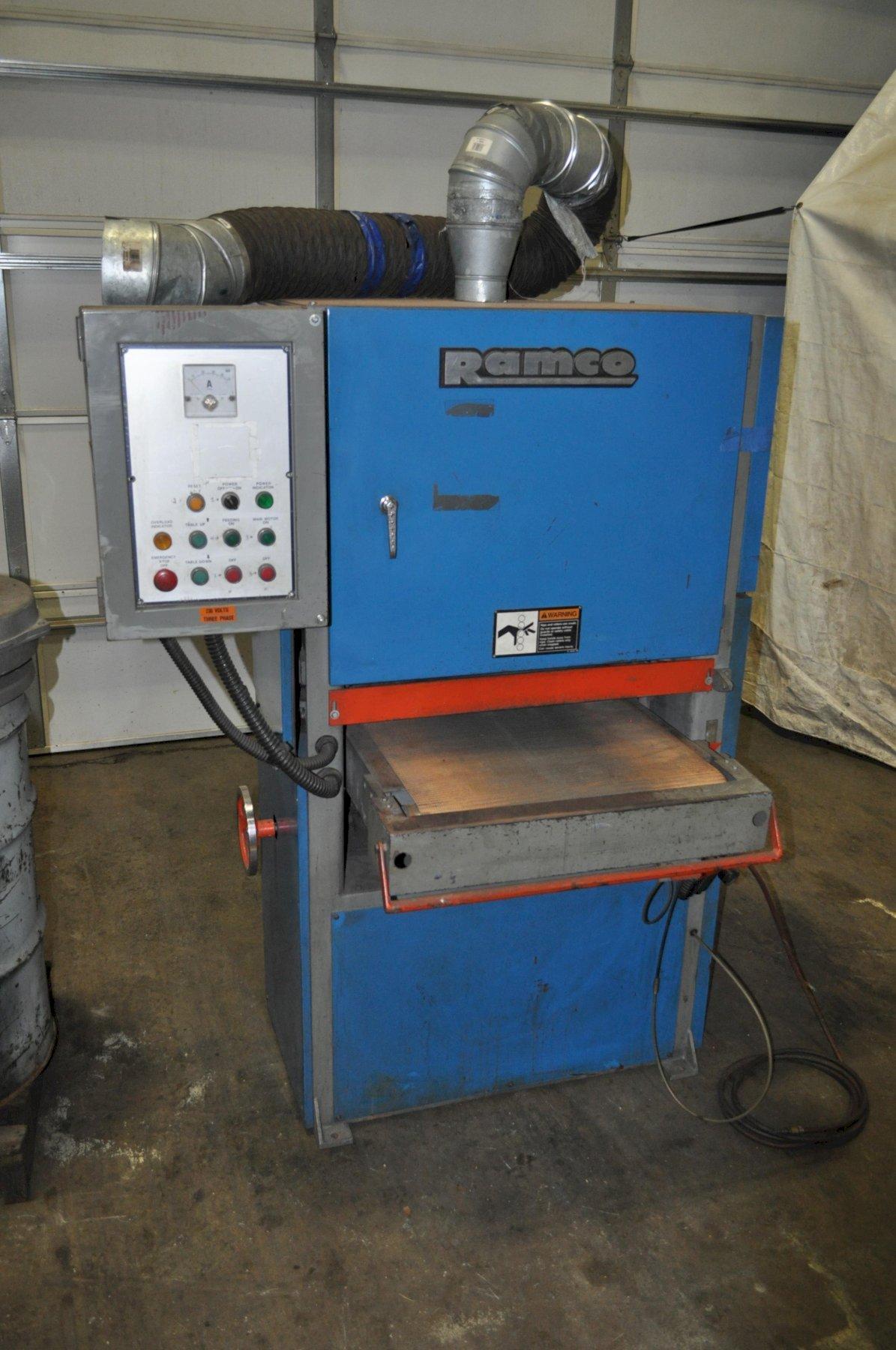 25" x 60" Ramco #DW-25R, metalworking belt sander - Image 2