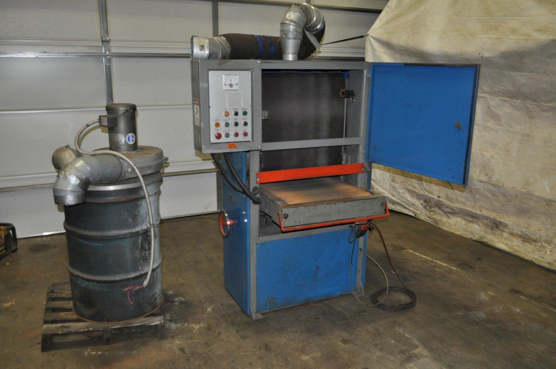 25" x 60" Ramco #DW-25R, metalworking belt sander - Image 4