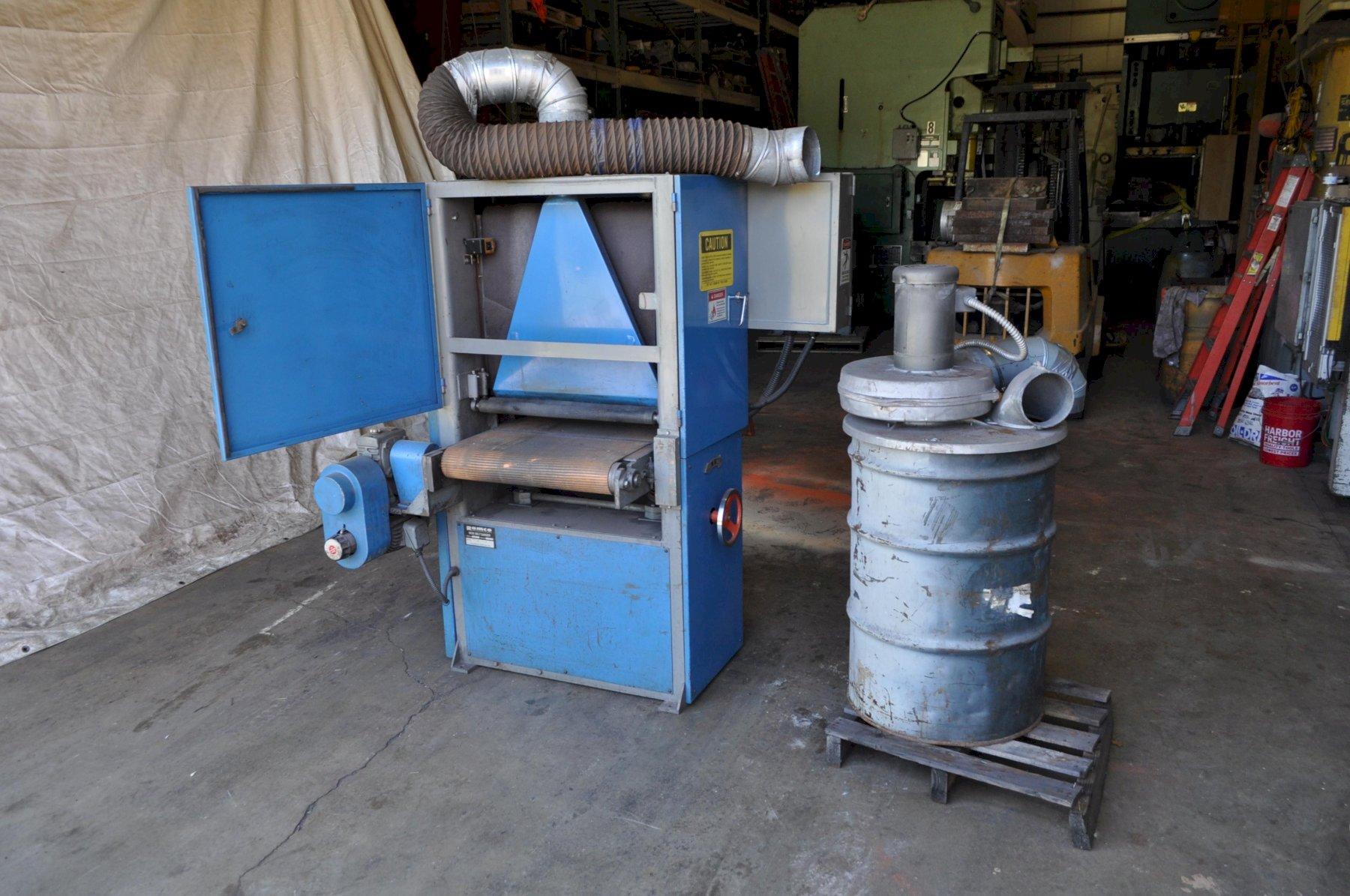 25" x 60" Ramco #DW-25R, metalworking belt sander - Image 6