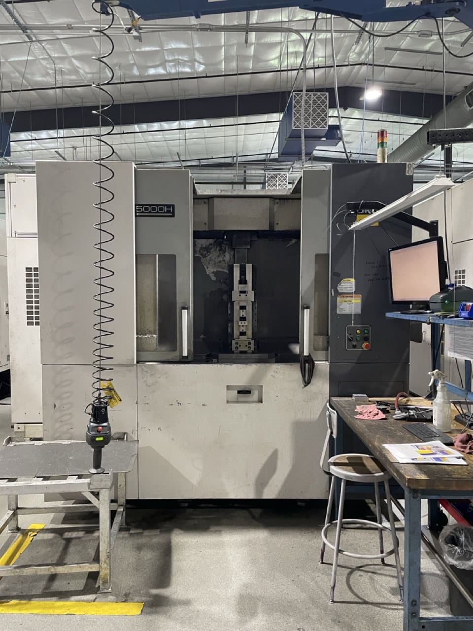 Okuma #MB-5000H, CNC horizontal machining center, OSP-P200M Control, 29.9" X, 29.9" Y, 29.9" Z, 15000 RPM - Image 1