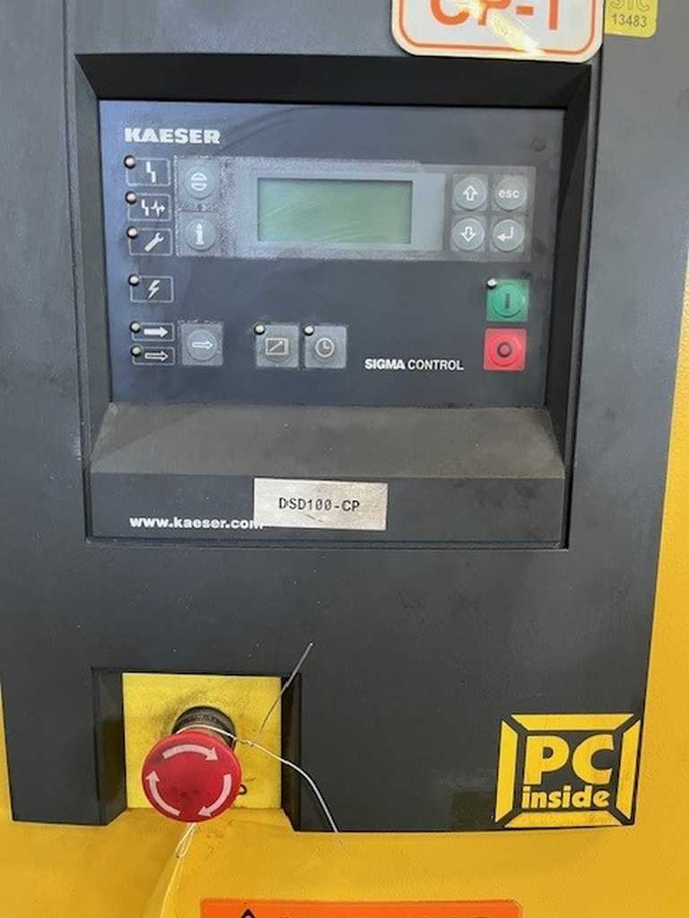 559 cfm, 130 psig, Kaeser #DSD-100, rotary screw air compressor, 100 HP, 460 V., 3-phase, 2002 - Image 5