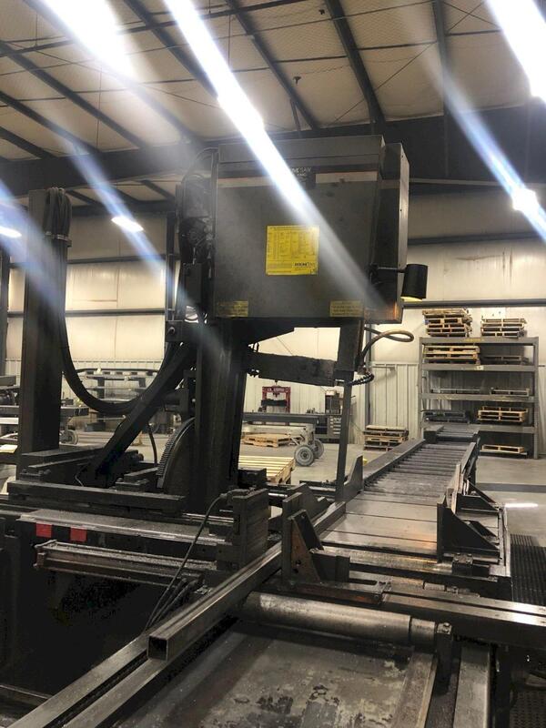 20" x 24" Hemsaw #VT130HA-60, high speed production vertical band saw, 19' x 1.5" blade, 10 HP, 2004 - Image 3