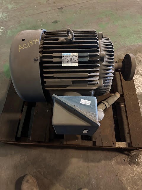 50/60 HP 1475/1775 RPM Marathon Eectric, Frame 364TSO, 190/380-230/460 Volts, Multi-Speed, electrically OK - Image 2