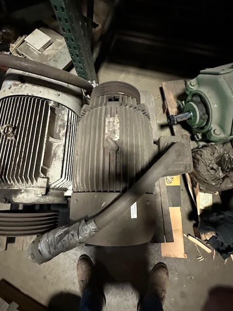 75 HP 1765 RPM Toshiba, Frame 365T, 230/460 Volts, Squirrel Cage, electrically OK - Image 2