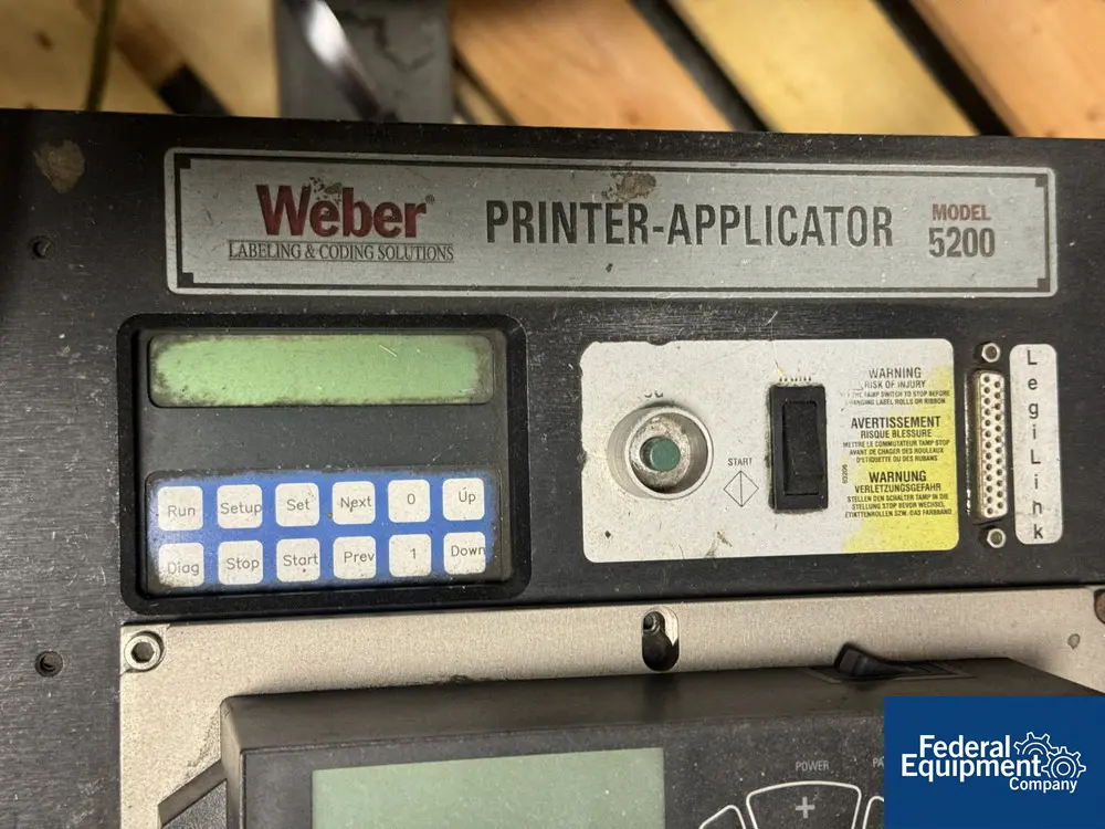 Weber #W5200v2, Case Labeler, 115 V., 2005 - Image 7