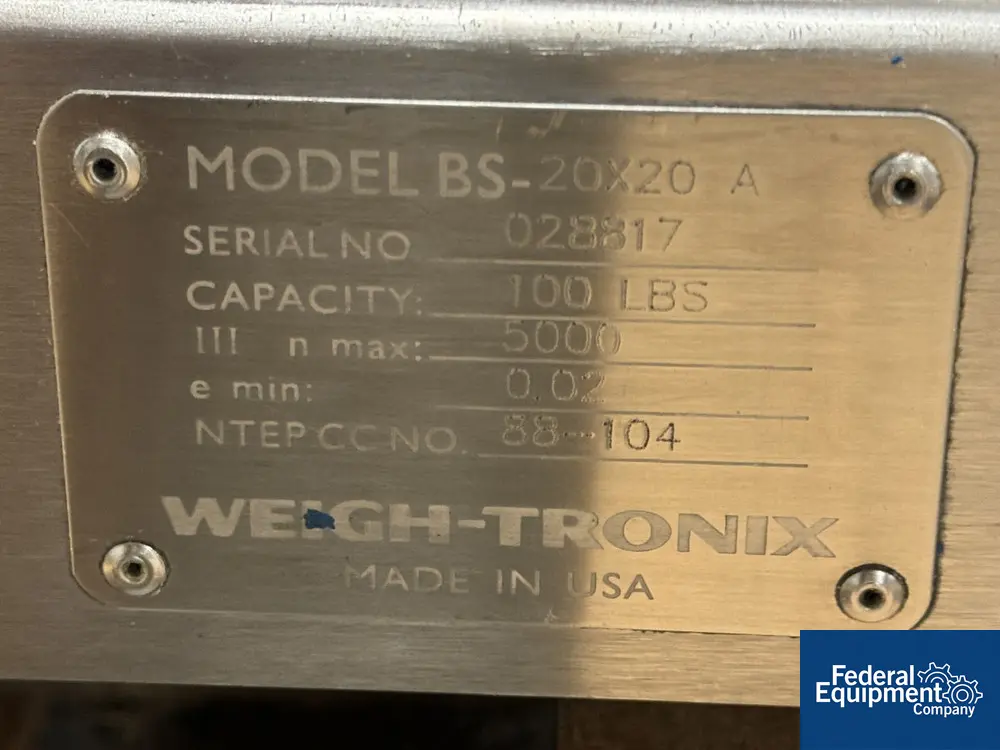 100 lb. Avery #QC3265, Weight Tronix Scale, 115 V. Readout - Image 4