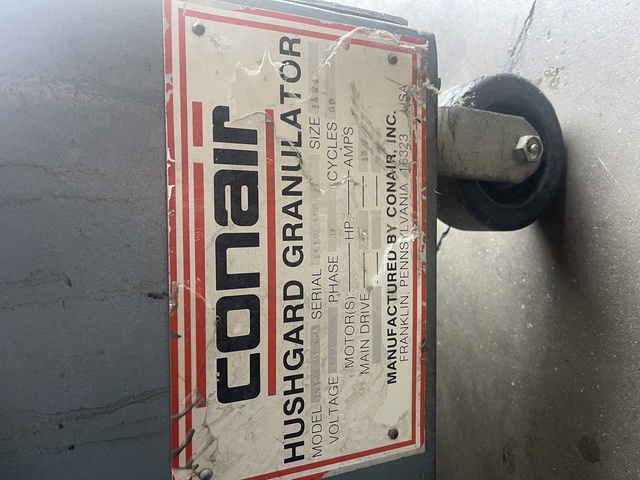12" x 14" Conair #1412-201-02a Hushguard granulator, 10 HP, 1/4" screen - Image 5