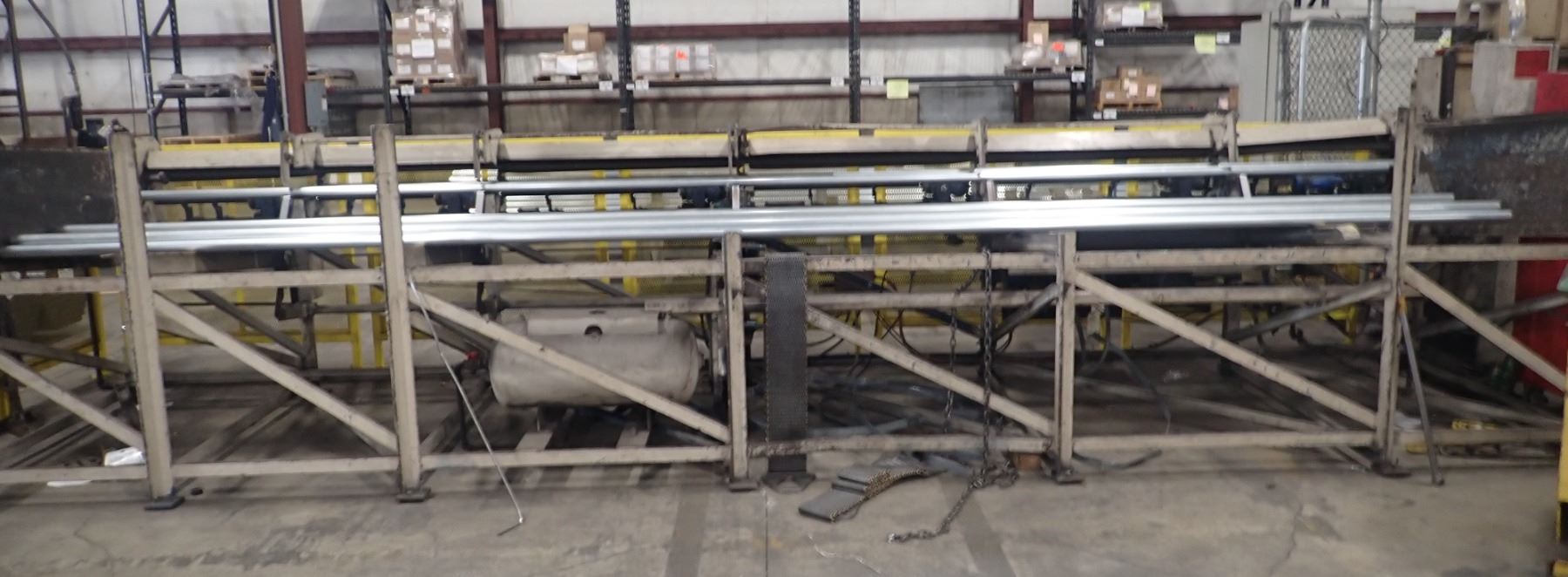 3" Modern #3K-LH, automatic pipe-tube-bar cut-off lathe, updated Allen Bradley Panel View 550 PLC controls - Image 5