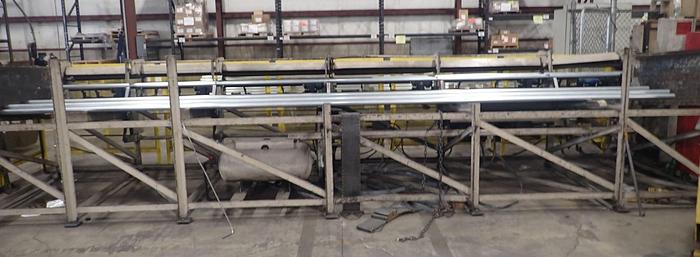 3" Modern #3K-LH, automatic pipe-tube-bar cut-off lathe, updated Allen Bradley Panel View 550 PLC controls - Image 10