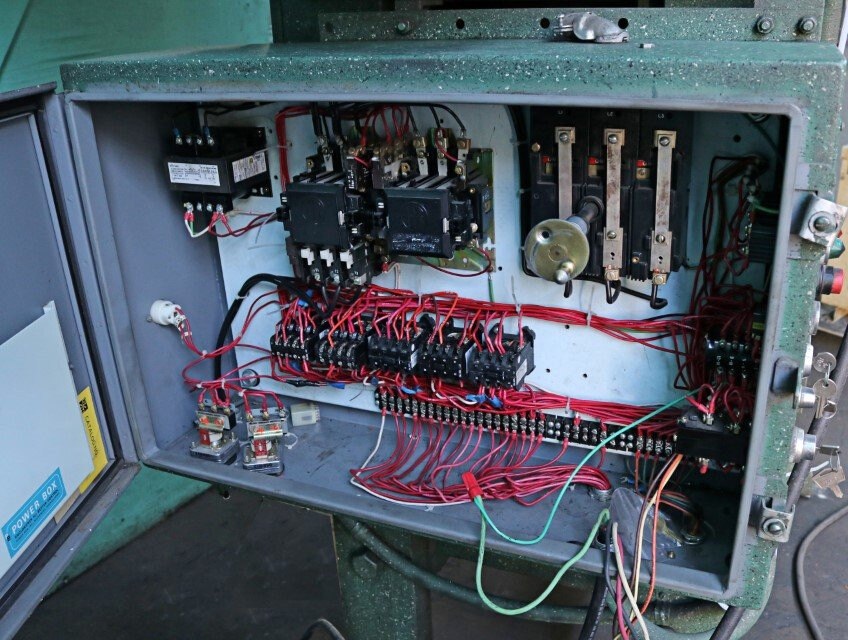 80 Ton, Rousselle #8SS40, Straight Side Press, 40" x 30" Between Post, 2" Stroke, 7.5 HP, 230 V., 1979 - Image 8