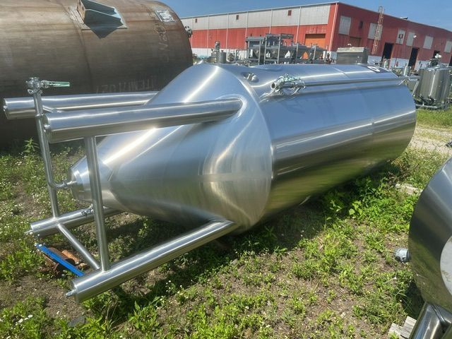 750 gallon 304 Stainless Steel fermenter tank, 4' dia. x 8' straight side, cone bottom, dished top, 2019 - Image 7