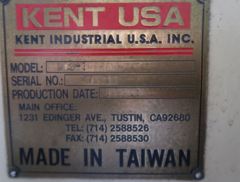 16" x 32" Kent USA #SGS-1632AHD, hydraulic feed 3-Axis automatic horizontal spindle surface grinder - Image 6