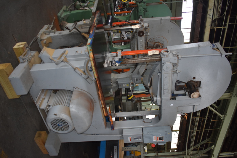 41.5" x 21" Tannewitz #RHS, vertical band saw, tilting main table & auxiliary table, 7.5 HP - Image 2