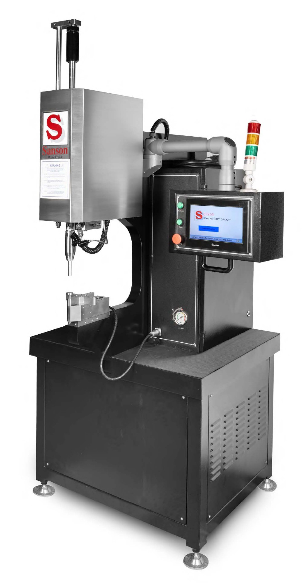 6 Ton, Sanson #186A, hardware insertion press, 7.87" stroke, 18" throat, manual machine, 2024 - Image 1