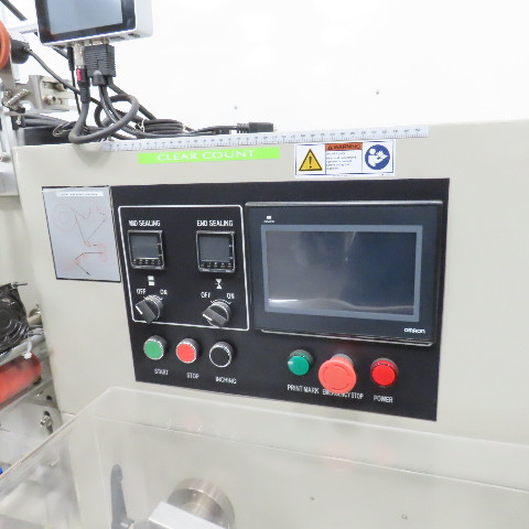 Excel #C-450H, horizontal flow wrapper, 220 V., with Sojet Inkjet printer - Image 3