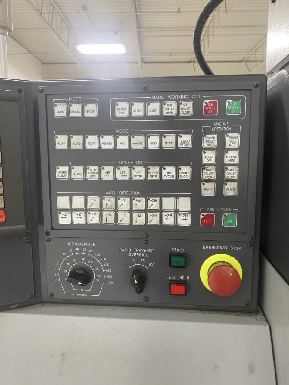 Star #SW-7R, CNC Swiss Lathe w/ LNS Bar Loader, 15000 RPM, Fanuc Control, 2001 - Image 5
