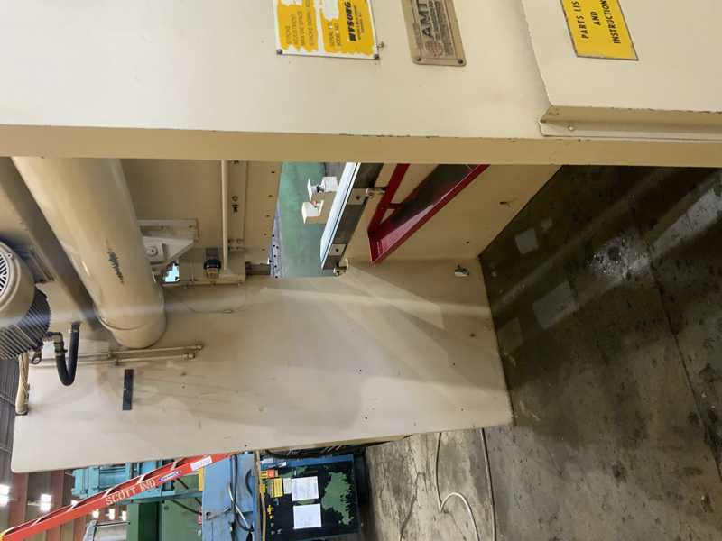 140 Ton, Wysong #MTH140-120, hydraulic brake, 10' overall, 102" between housing, 8" stroke, 17" open height - Image 6