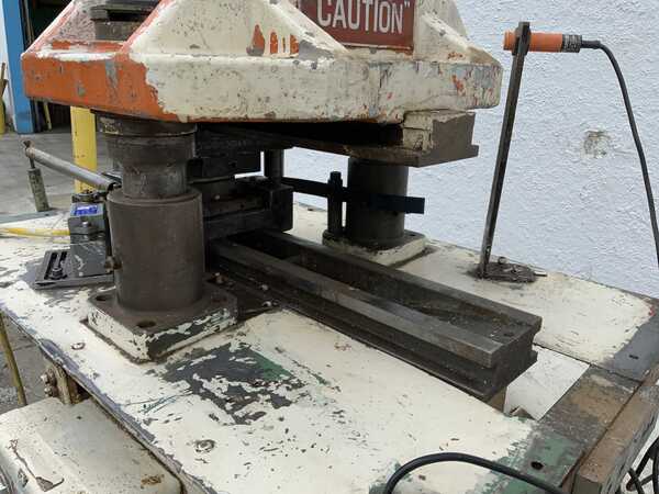 10 Ton, Ardcor #10, 2-post cut-off press, 24 stroke, 9" btwn post, air clutch, 2 HP - Image 10