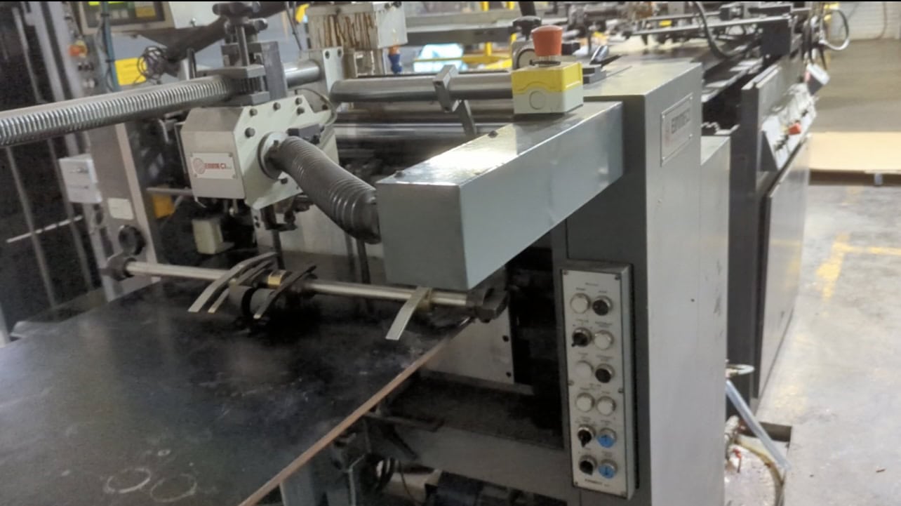 Emmeci #MC-92-HSB, Fully Automatic Rigid Box Line, Wrapper Discharge, 110 PSI - Image 5