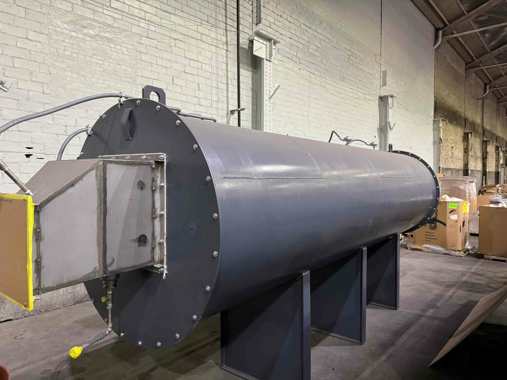 Thermal Oxidizer, Horizontally Fired Burner, 1450&deg;F, 10 PSIG, 480 V., 2022 - Image 3